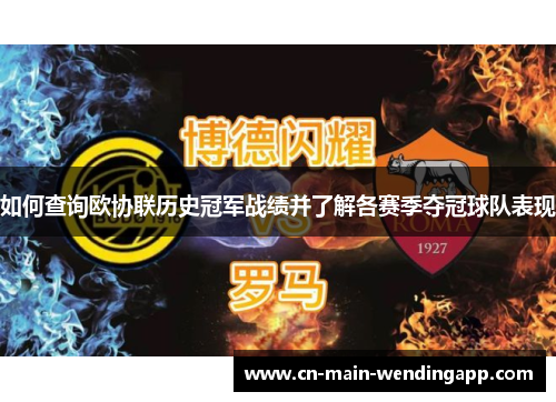 如何查询欧协联历史冠军战绩并了解各赛季夺冠球队表现