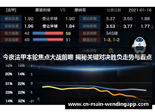 今夜法甲本轮焦点大战前瞻 揭秘关键对决胜负走势与看点 今夜法甲本轮焦点大战前瞻 揭秘关键对决胜负走势与看点